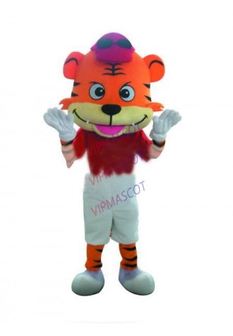 Hot sale Cute Adult cuter orange tiger mascot fancy dress costumes Halloween party costumes