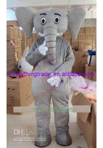 New arrival Cute Adult elephant mascot carnival costume fancy dress costumes adult costume