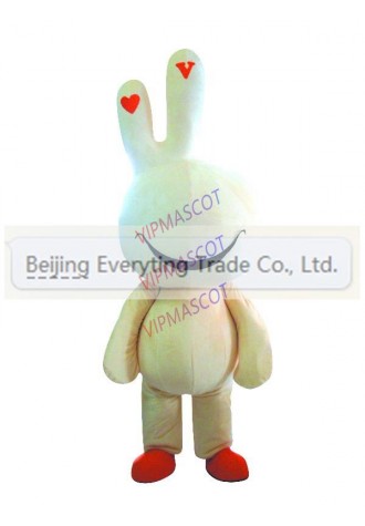 New arrival Cute Adult cute yellow rabbit mascot fancy dress costumes Halloween party costumes