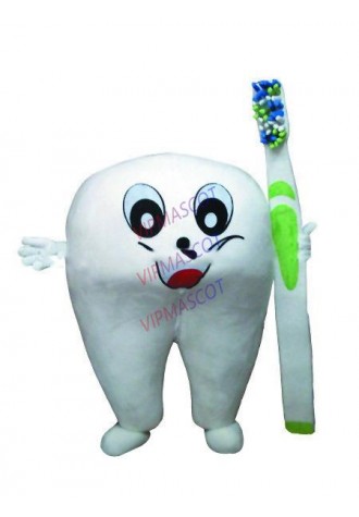 Hot sale Foam Cartoon Adult lovely big teeth Mascot Fancy Dress Halloween party Costume adult size