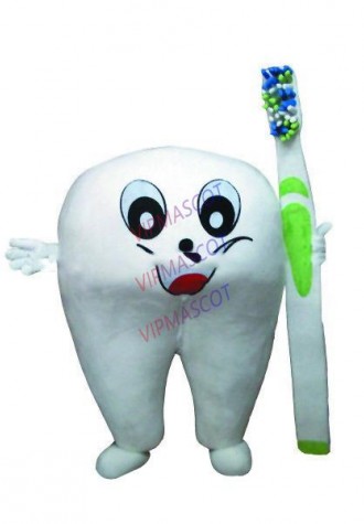 Hot sale Foam Cartoon Adult lovely big teeth Mascot Fancy Dress Halloween party Costume adult size