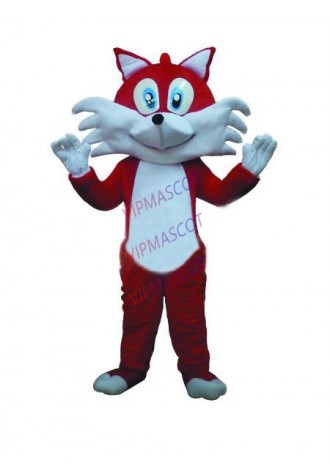 Hot sale Adult cute red fox mascot fancy dress costumes Halloween party costumes
