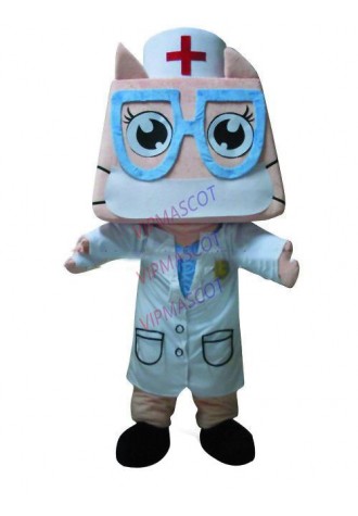 Hot sale Cartoon Character Adult cute doctor Mascot Fancy Dress Halloween party Costume adult size