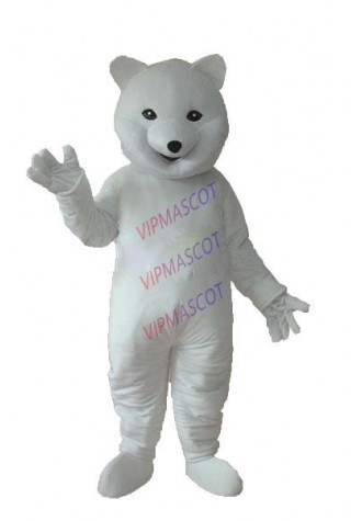 Hot sale Adult cute polar bear mascot fancy dress costumes Chirstmas party costumes