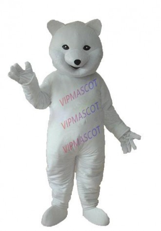 Hot sale Adult cute polar bear mascot fancy dress costumes Chirstmas party costumes