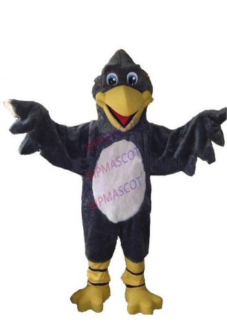 Hot sale Cartoon Character Adult cute black bird Head Mascot Costume Fancy Dress Halloween party costume
