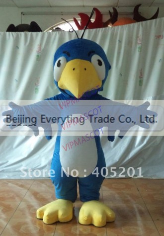 New arrival Cute Adult cartoon character lovely blue bird Mascot Costume Halloween party costumes adult size