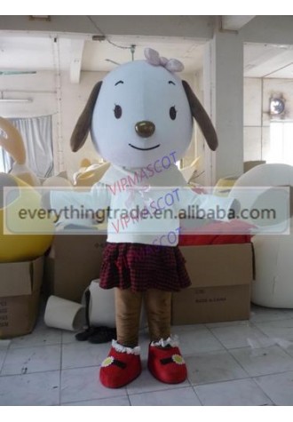 Hot sale Foam Adult lovely cartoon nice dog baby mascot costume fancy dress party costumes adult size