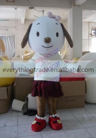 Hot sale Foam Adult lovely cartoon nice dog baby mascot costume fancy dress party costumes adult size