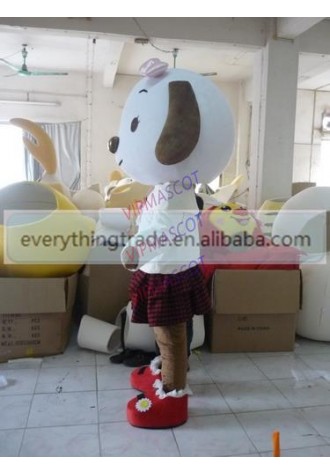 Hot sale Foam Adult lovely cartoon nice dog baby mascot costume fancy dress party costumes adult size