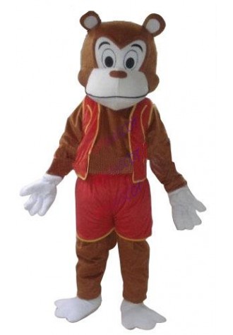 New arrival Cartoon Character lovely Professional Monkey Mascot Costume party costume Adult Size