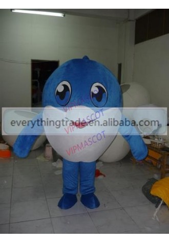 Hot sale Foam Adult cute cartoon blue doll mascot costume fancy dress party costumes adult size