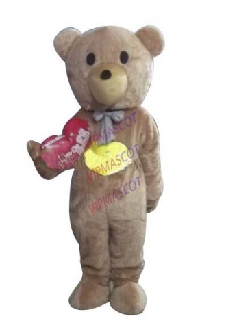 Hot sale Cute Adult cute teddy bear cartoon mascot costume fancy dress Halloween party costumes adult size