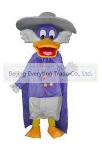 Hot selling Cute Adult cartoon character big cute purple duck Mascot Costume Halloween party costumes