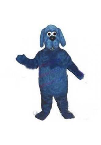 Hot sale Foam Character Adult lovely cute blue Dog Mascot Costume fancy dress Halloween party costume