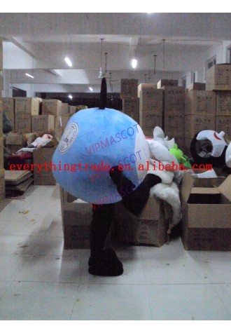 Hot selling  Cartoon Character Adult lovely blue Mascot Costume fancy dress party costume adult size