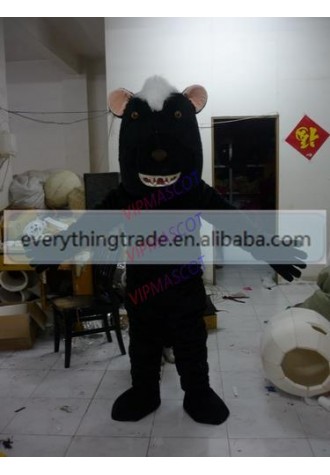 New arrival Foam Adult cartoon lovely  black wolf mascot costume suit fancy dress party costumes adult size