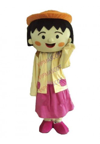 Hot sale Cute Adult Lovely Maruko Mascot Costumes Adult Size Character Halloween Costume Cartoon Fancy Dress Suit