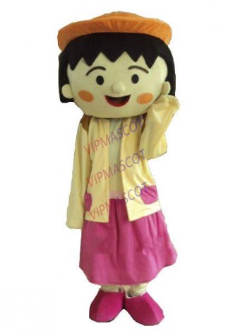 Hot sale Cute Adult Lovely Maruko Mascot Costumes Adult Size Character Halloween Costume Cartoon Fancy Dress Suit