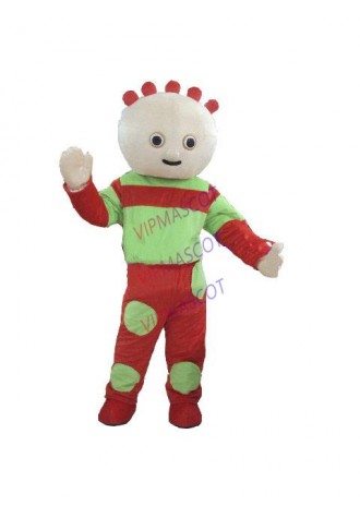 New arrival Cute Adult lovely green and red doll mascot fancy dress costumes cartoon party costumes adult size