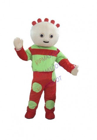 New arrival Cute Adult lovely green and red doll mascot fancy dress costumes cartoon party costumes adult size
