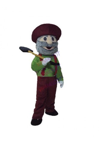 New arrival Cute Adult lovely blame old man mascot fancy dress costumes cartoon party costumes adult size