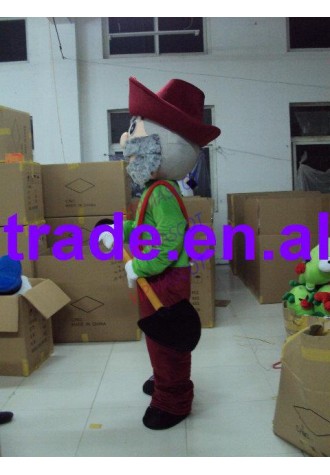 New arrival Cute Adult lovely blame old man mascot fancy dress costumes cartoon party costumes adult size