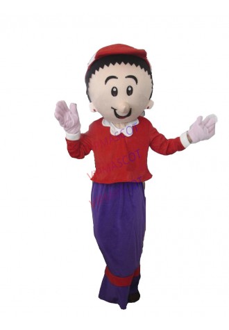 Hot sale Cute Adult cute boy mascot fancy dress costumes Halloween cartoon party costumes