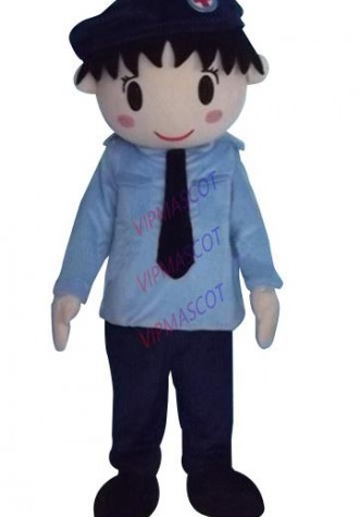 Hot sale Character Adult cute pliceman Mascot Costume fancy dress Halloween party costume