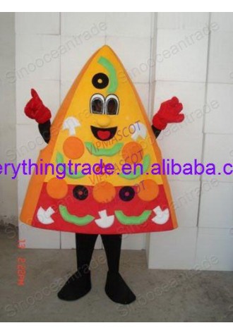 Hot sale Cute Cartoon Character lovely Pizza Adult Mascot Costume fancy dress costume