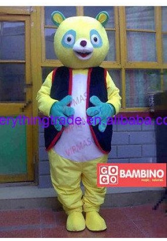 Hot sale Cute Cartoon Character Adult cute bear Mascot Costume Fancy Dress Halloween party costume