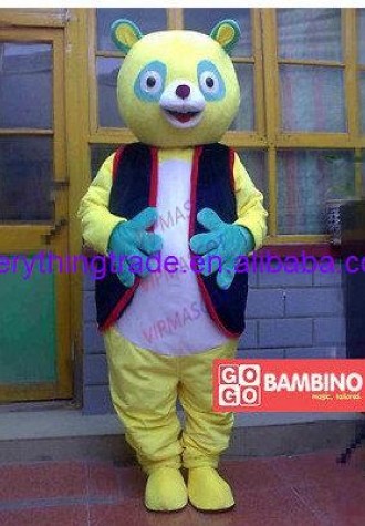 Hot sale Cute Cartoon Character Adult cute bear Mascot Costume Fancy Dress Halloween party costume