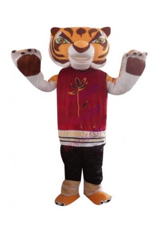 Hot sale Cute Adult kungfu tiger mascot costume animal carnival costume fancy dress costumes adult costume holiday dress