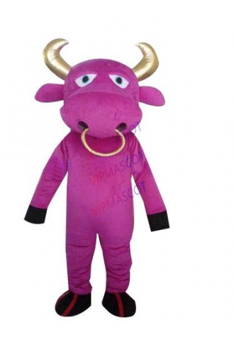 Hot sale Cute Adult free shipping cow mascot costume animal mascot suit carnival costume fancy dress costumes party costumes