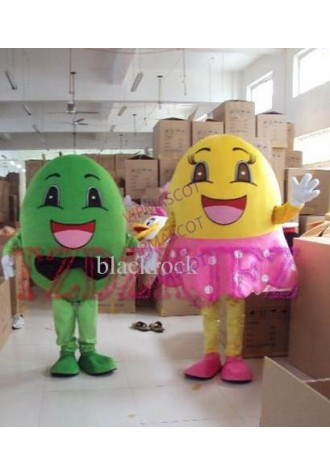 Hot sale Cute Adult Seed beans Mascot Costume Vegetable Mascot Costume Adult Fancy Dress Cartoon Suit