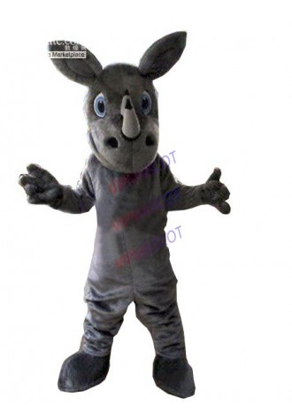 Hot sale Cute Adult Rhino Rhinoceros Mascot Costume Adult Suit Fancy Dress Cartoon Party Outfits Suit