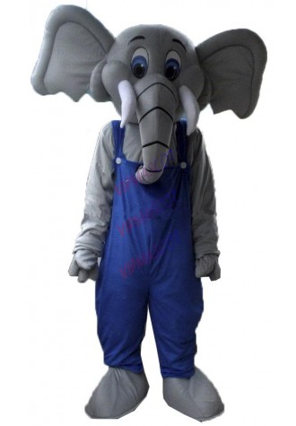 New arrival Cartoon Character Professional New Style Elephant Fancy Dress Mascot Costume Adult Size