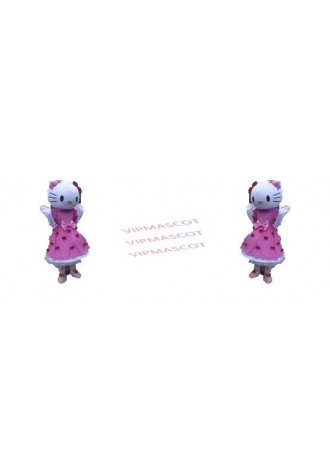 Hot sale Adult Miss Hello Mascot Costume Cartoon Character Mascotte Mascota Outfit Suit