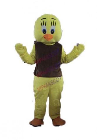 Hot selling Foam Adult cute Brown Chick Mascot Costumes Halloween Party Suit costumes