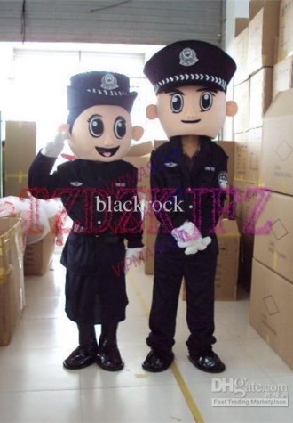 Hot selling Cute Adult cute fast custom male police cartoon mascot costumes policeman cartoon