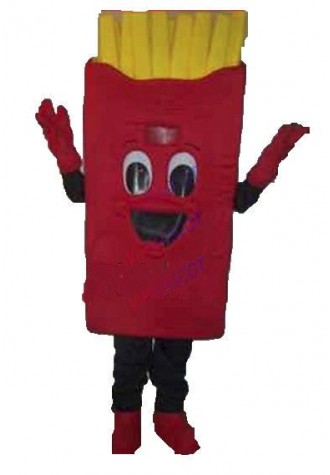 Hot selling Foam Adult cute FRENCH FRIES Chips Frenchfries MASCOT COSTUME Adult Fancy Dress Cartoon Outfit Suit