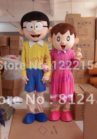 Hot selling Foam Adult cute Lovely Nobi Nobita Lovers Mascot Costumes Halloween Costume Fancy Dress Suit