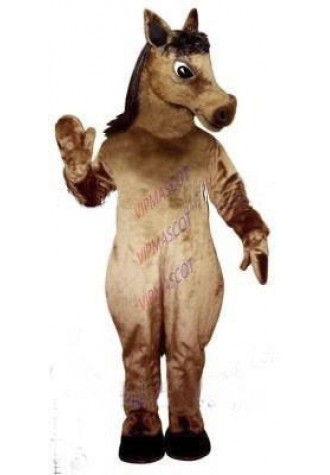 mascot  Brown Mustang Horse Mascot Steed Pony Costume ADULT SIZE Anime cosplay costumes carnival fancy dress kits for school
