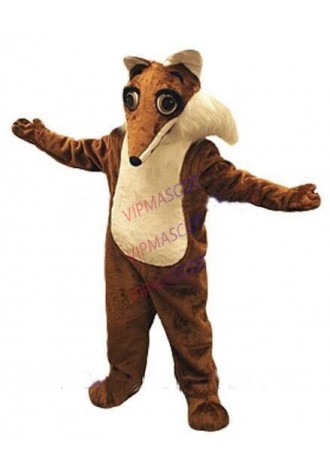 mascot  New Red fox Mascot Costume Adult LONG FACE FOX thme School Mascotte anime cosplay costumes carnival fancy dress