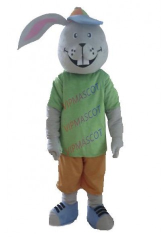 Latest high quality Easter bunny rabbits mascot costume Fancy Dress adult size free shipping