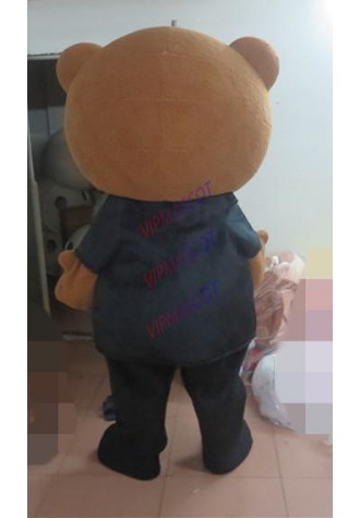 Newest Version Light wedding Bear mascot costume Cartoon Mascot Character Costume For Adult Free Shipping