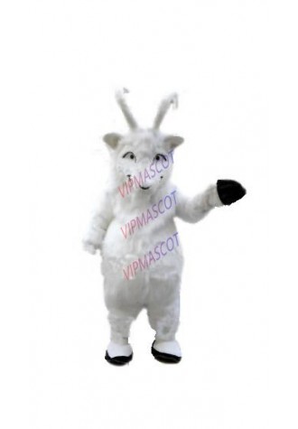 mascot  plush white goat sheep ram mascot costume custom cartoon character cosplay fancy dress mascotte theme