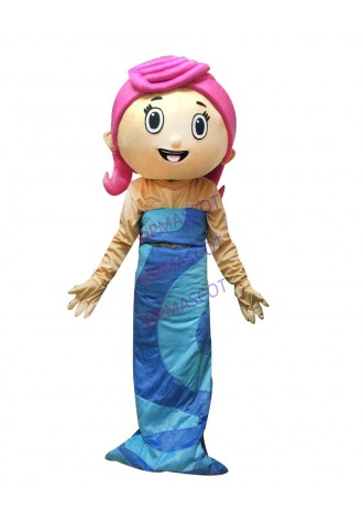 Bubble Guppies Mascot Costume Cartoon  Dress Adult Size