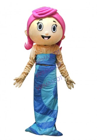 Bubble Guppies Mascot Costume Cartoon  Dress Adult Size