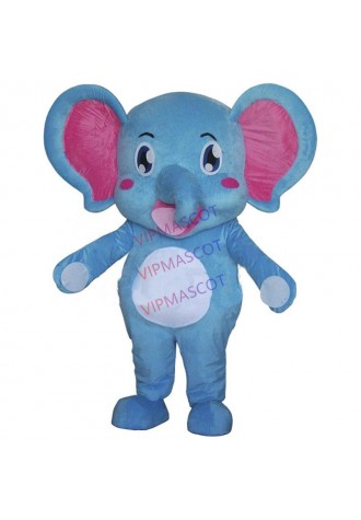 New Elephant Cartoon Mascot Costume Cosplay Party Dress Free Shipping Adult Size